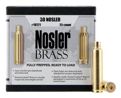 Buy Nosler Brass Cases 30 Nosler x25 in NZ New Zealand.